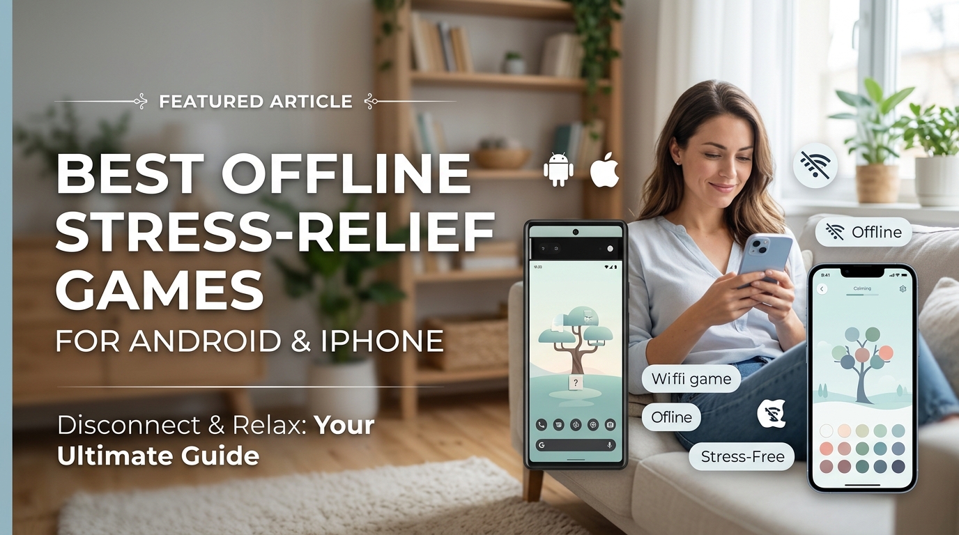 Best Offline Stress-Relief Games for Android and iPhone