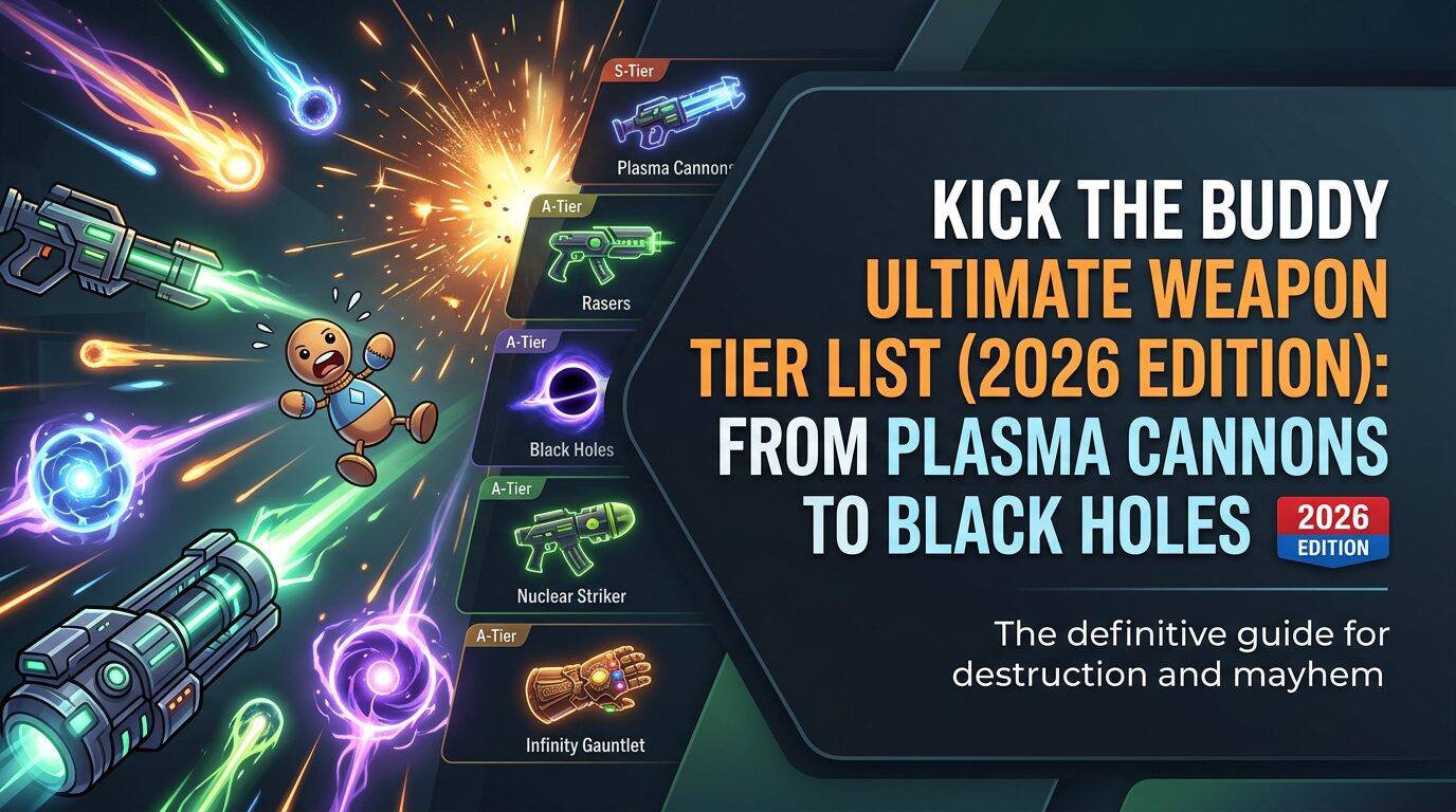 Kick the Buddy Ultimate Weapon Tier List (2026 Edition): From Plasma Cannons to Black Holes